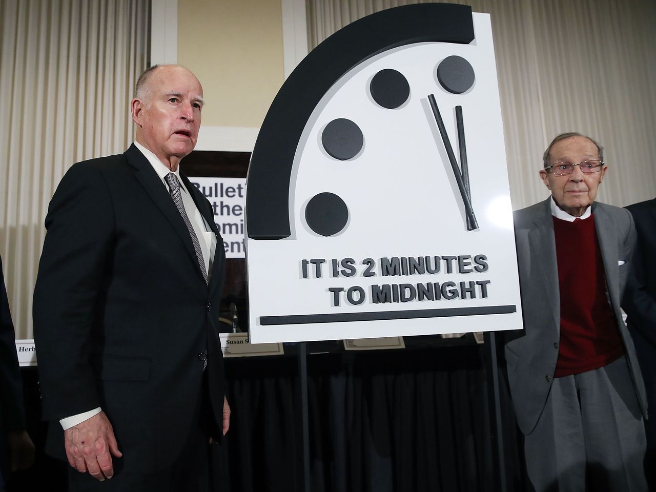 Doomsday clock. 