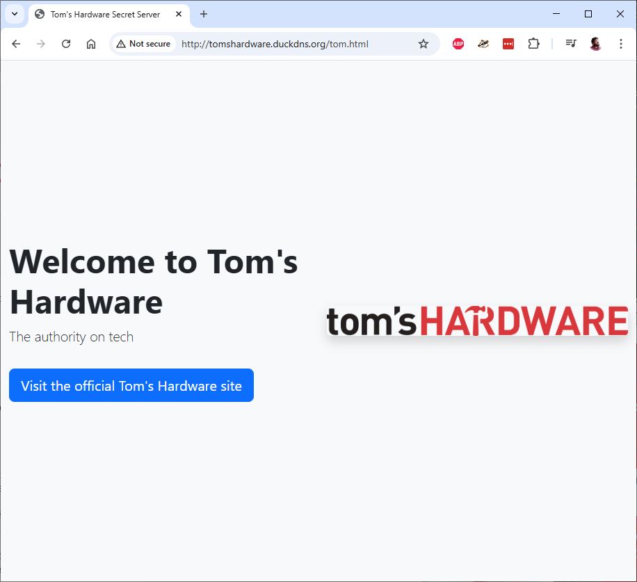 Linux web server