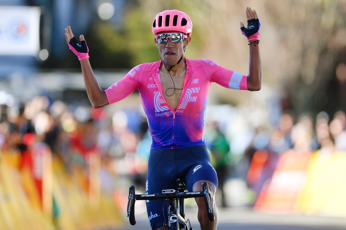 It's Daniel Mart&iacute;nez's (EF Education First) first stage victory for the American team