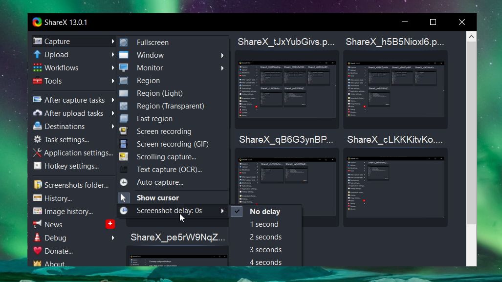 linux sharex alternative