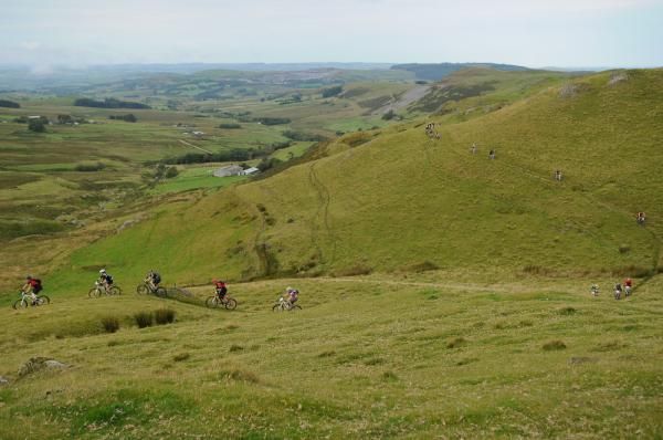 Thanks to the finest weather the TransWales has ever had, the stunning views were on their best behaviour for the mass of riders.