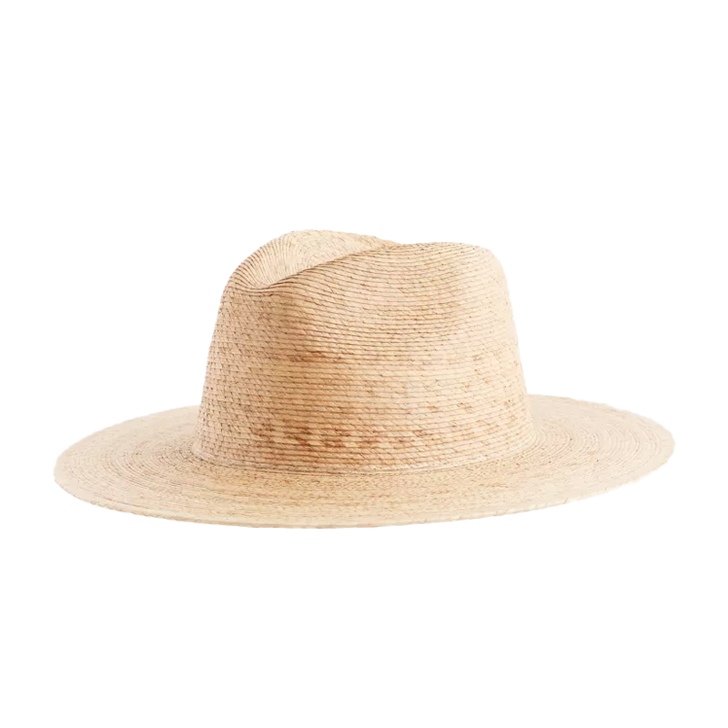 Cream straw woven hat, Selfridges