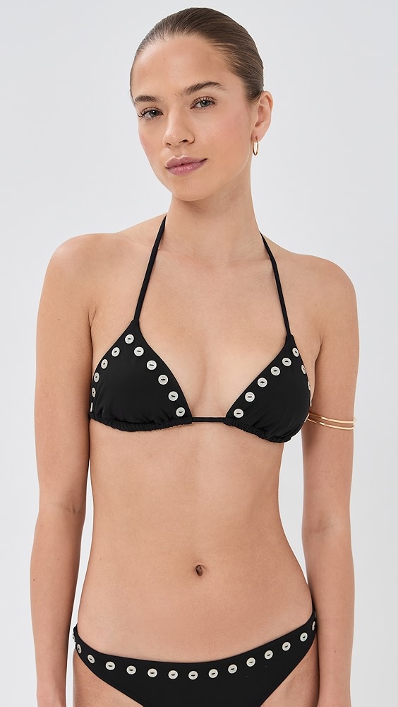 Lido Bikini Top - Black