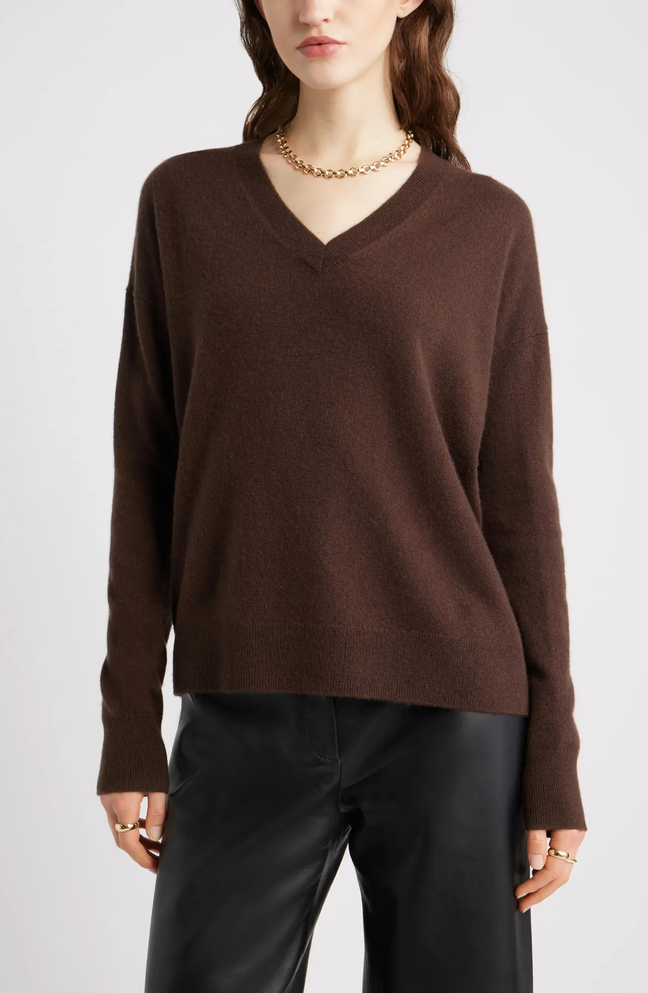 V-Neck Cashmere Sweater