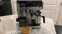 Ninja ES601 Luxe Café Premier Series 3-in-1 Espresso Machine being tested in writer's home