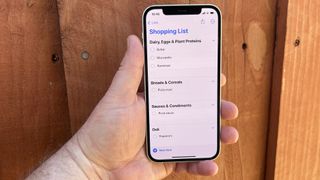 ios 17 reminders how to create a grocery list