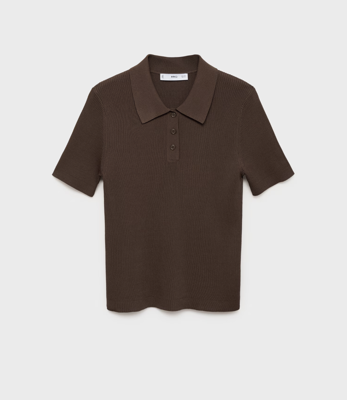 MANGO, Short-Sleeved Polo-Neck Sweater - Women | Mango United Kingdom