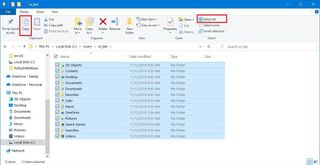 Copy all files from old Windows 10 user account