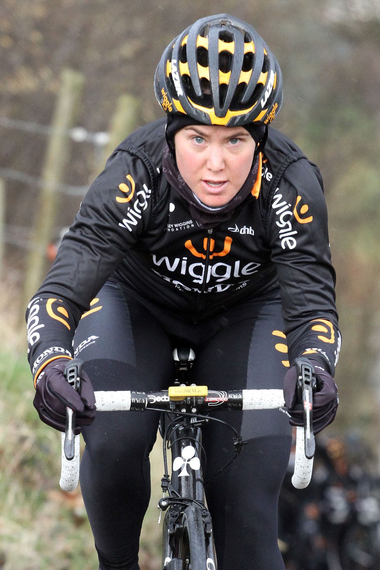 Chloe Hosking on the cobbles