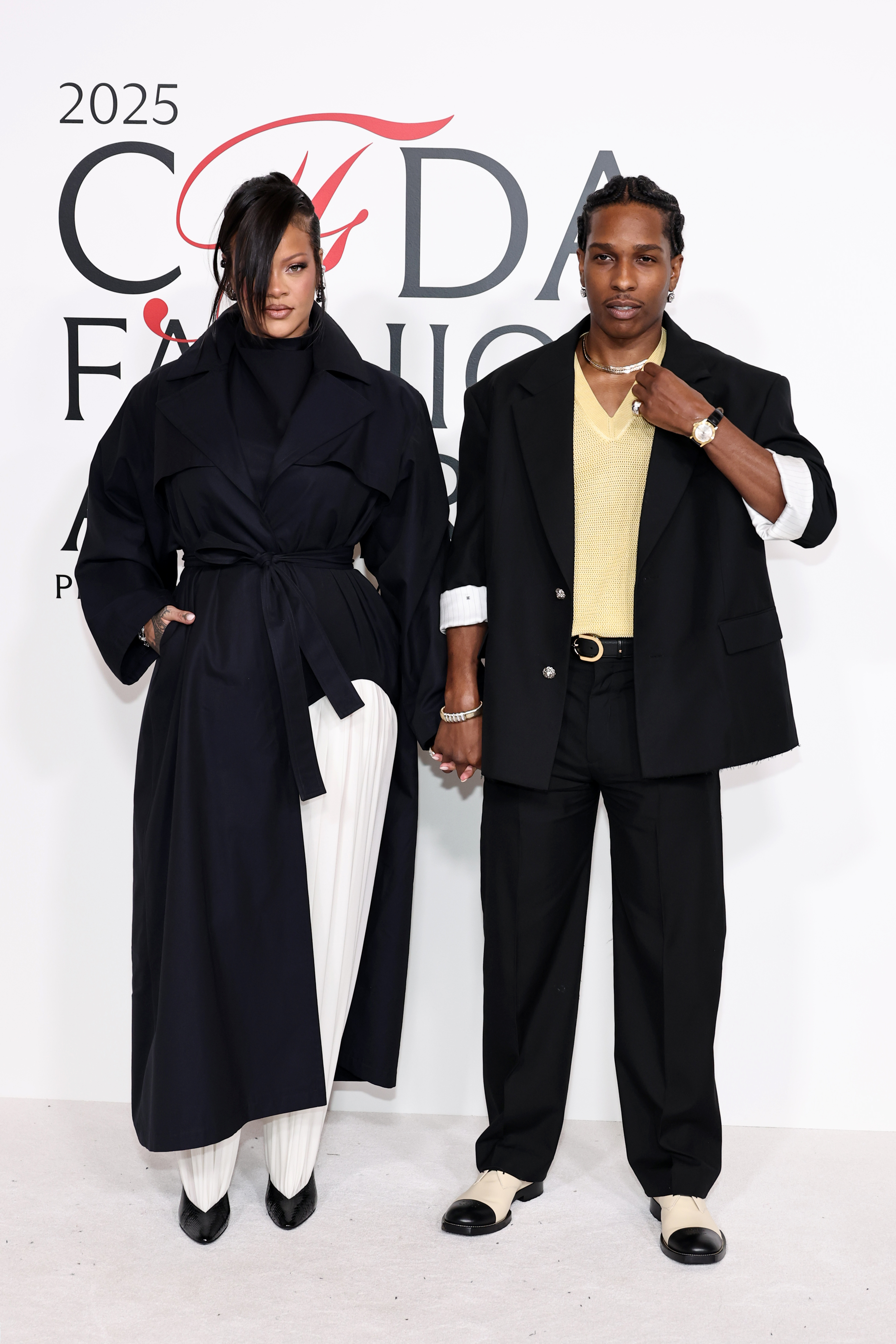 Rihanna attends the 2025 CFDA Awards at The American Museum of Natural History on November 03, 2025 in New York City.