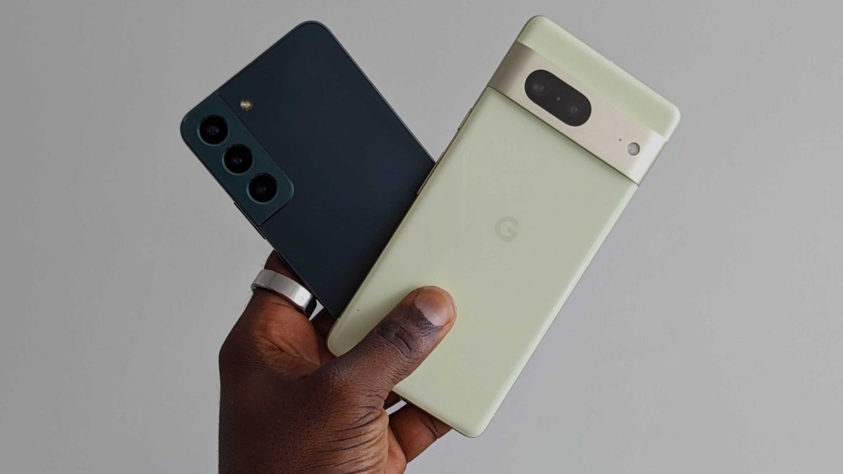 Google Pixel 7 vs. Samsung Galaxy S22 Where value matters Android