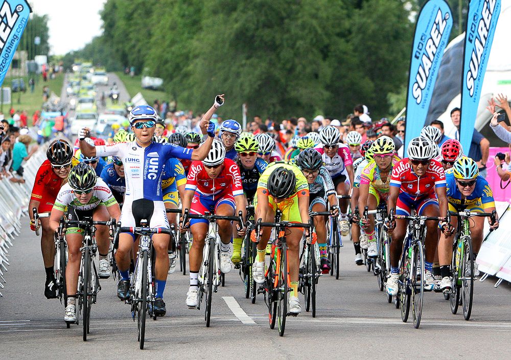 Coryn Rivera (UnitedHealthcare) wins stage 1 of the 2016 Tour Femenino de San Luis