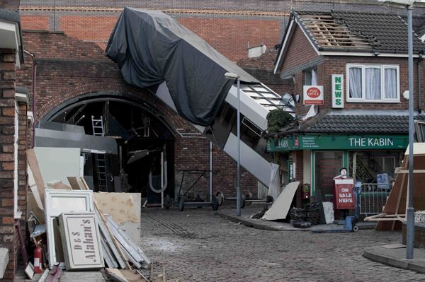 First look at Coronation Street tram crash!