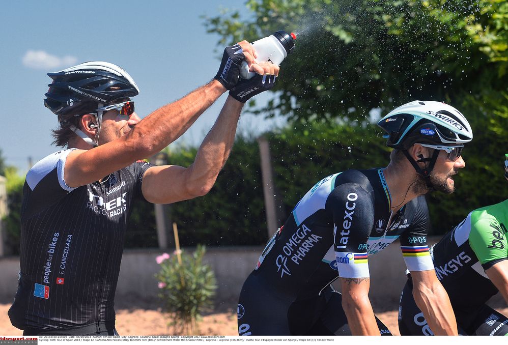 Cancellara cools down Boonen at the Vuelta a Espana