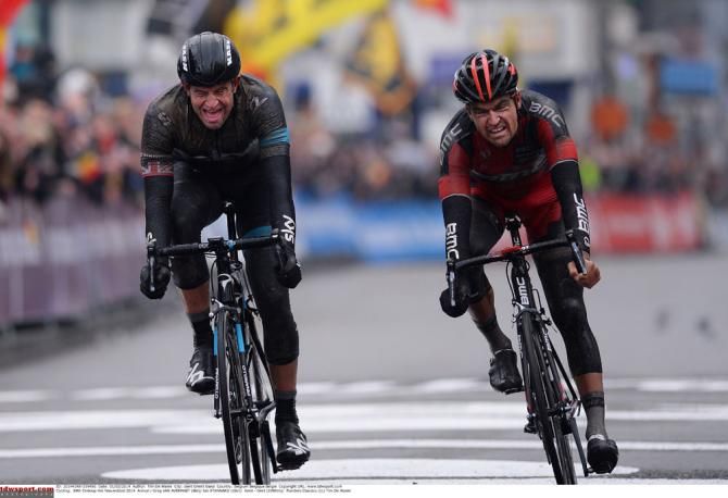 Ian Stannard beat Greg Van Avermaet to win Omloop Het Nieuwsblad