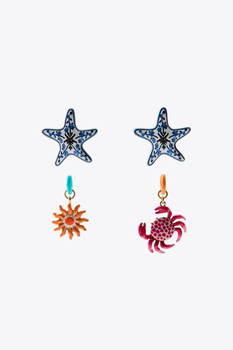 ZARA, Marine Earrings Pack