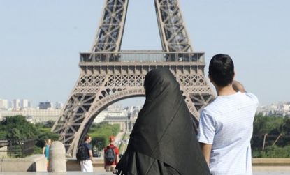 Women wearing burqas in France will be fined if a new law is approved by the constitutional court.
