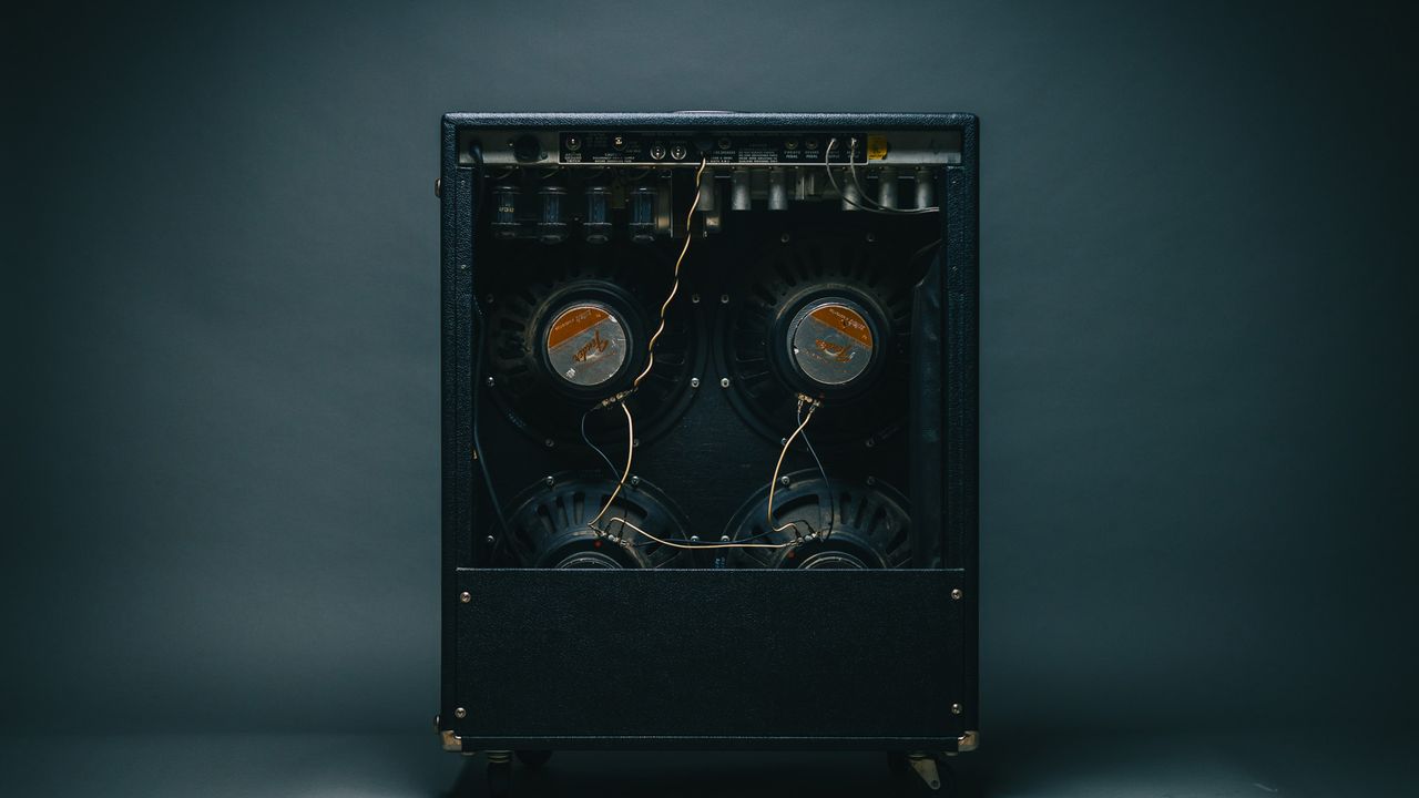 Fender Quad Reverb with Utah speakers: rear view