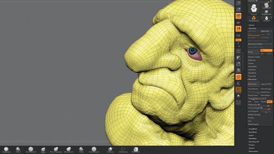 why retopology needed in zbrush