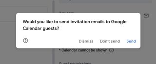 Google Meeting Send Invite