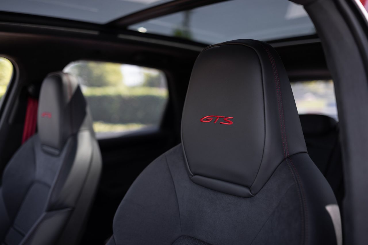 Interior views of the Porsche Cayenne