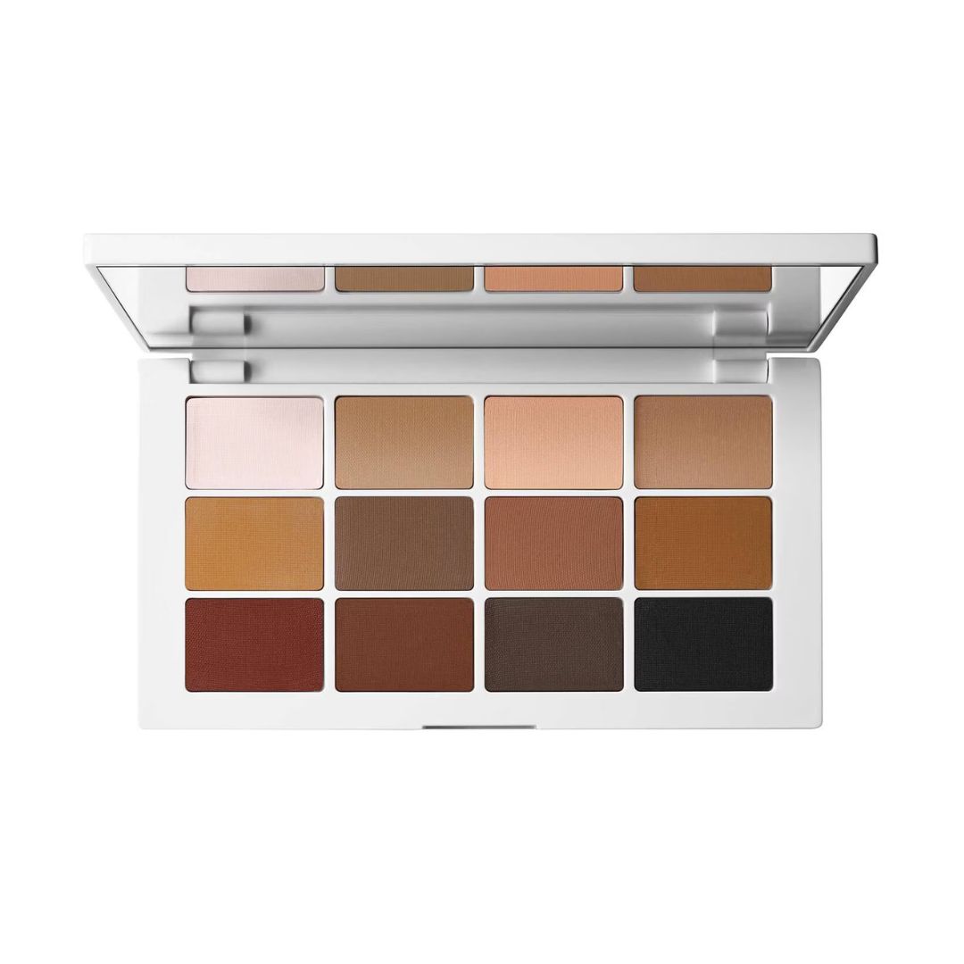 An image showing a matte eyeshadow palette from Makeup By Mario
