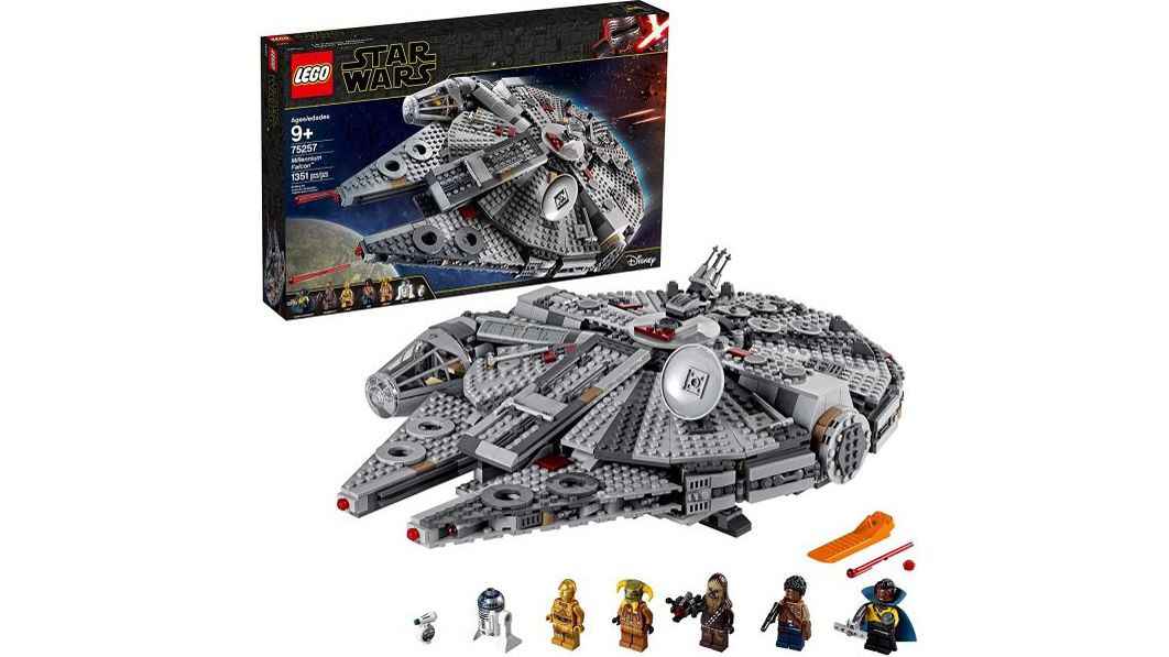 The Lego &#039;Star Wars:&#039; The Rise of Skywalker Millennium Falcon set.