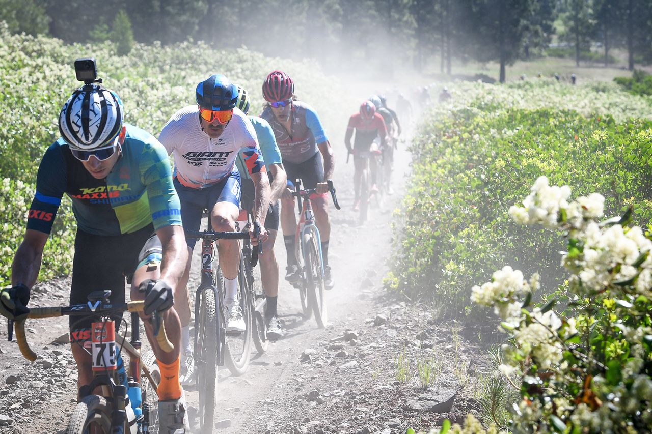 Kerry Werner on stage 1 of Oregon Trail Gravel Grinder