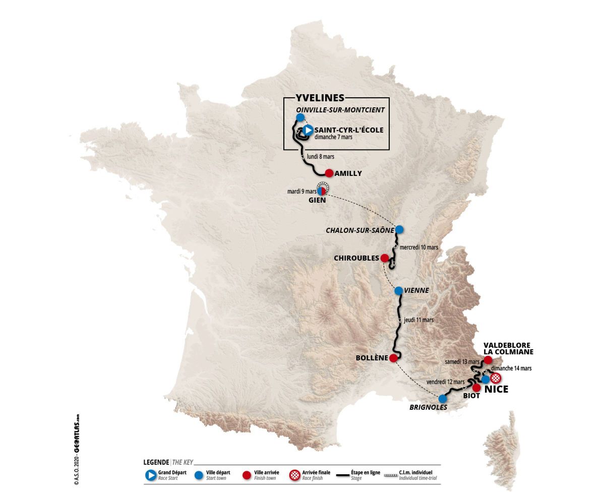 La Colmiane on the menu again as Paris-Nice 2021 route is revealed ...