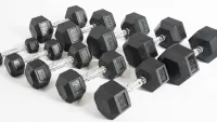 TRX Hex Rubber Dumbbell