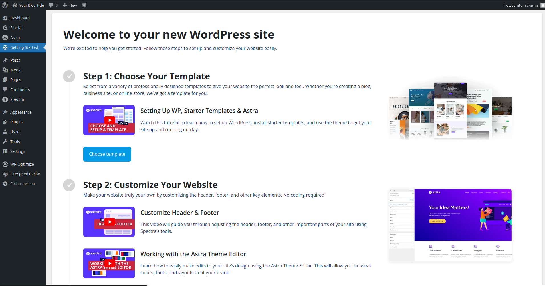 Sistema de modelos WordPress