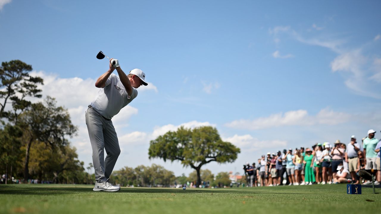 Nate Lashley takes a shot at The Players Championship