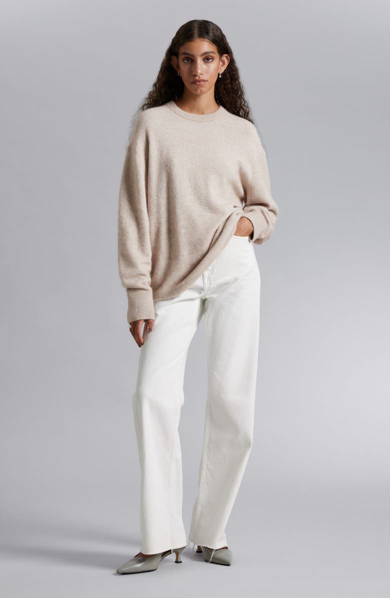 Alpaca Blend Crewneck Sweater