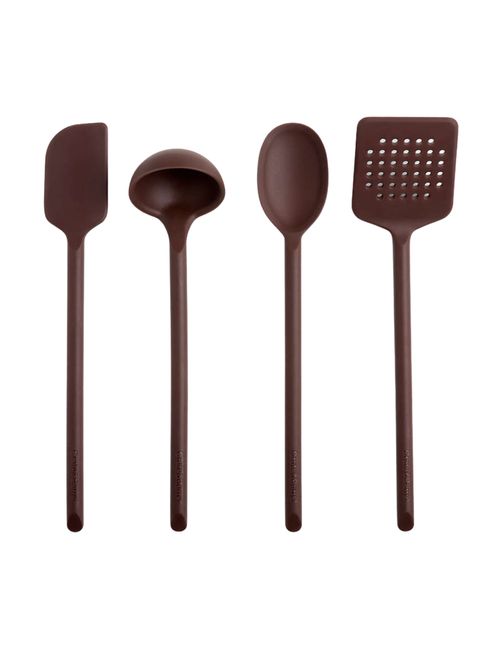 Crate & Barrel Mulled Cider Silicone Utensils, Set of 4