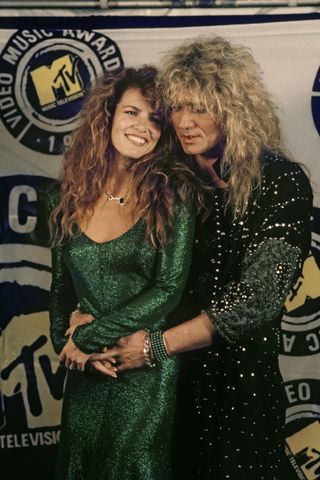 The trouble and strife, Coverdale and Tawny Kitaen in happier times