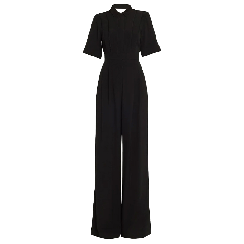 black jumpsuit, Ulla Johnson