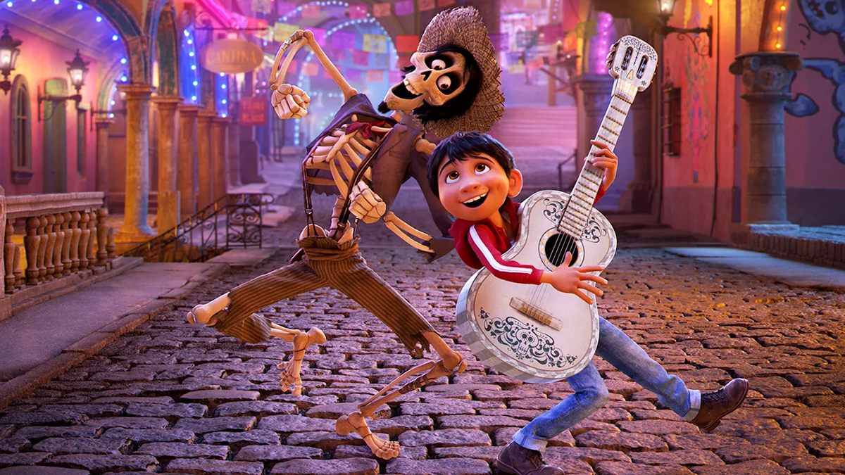 A promotional still from Pixar's Coco