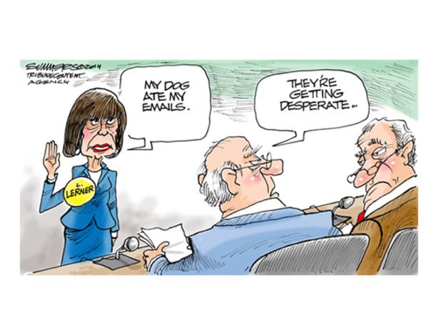 Political cartoon Lerner