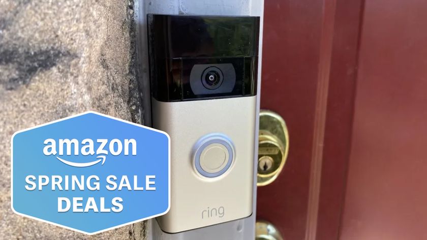 Ring Video Doorbell shown on door