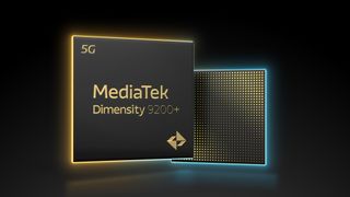 Official render of the MediaTek Dimensity 9200+ processor