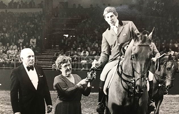 Nick Skelton Olympia 1983 with st james