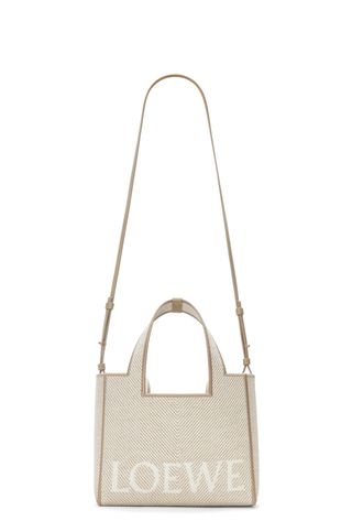 Small Loewe Font Tote in Jacquard Canvas