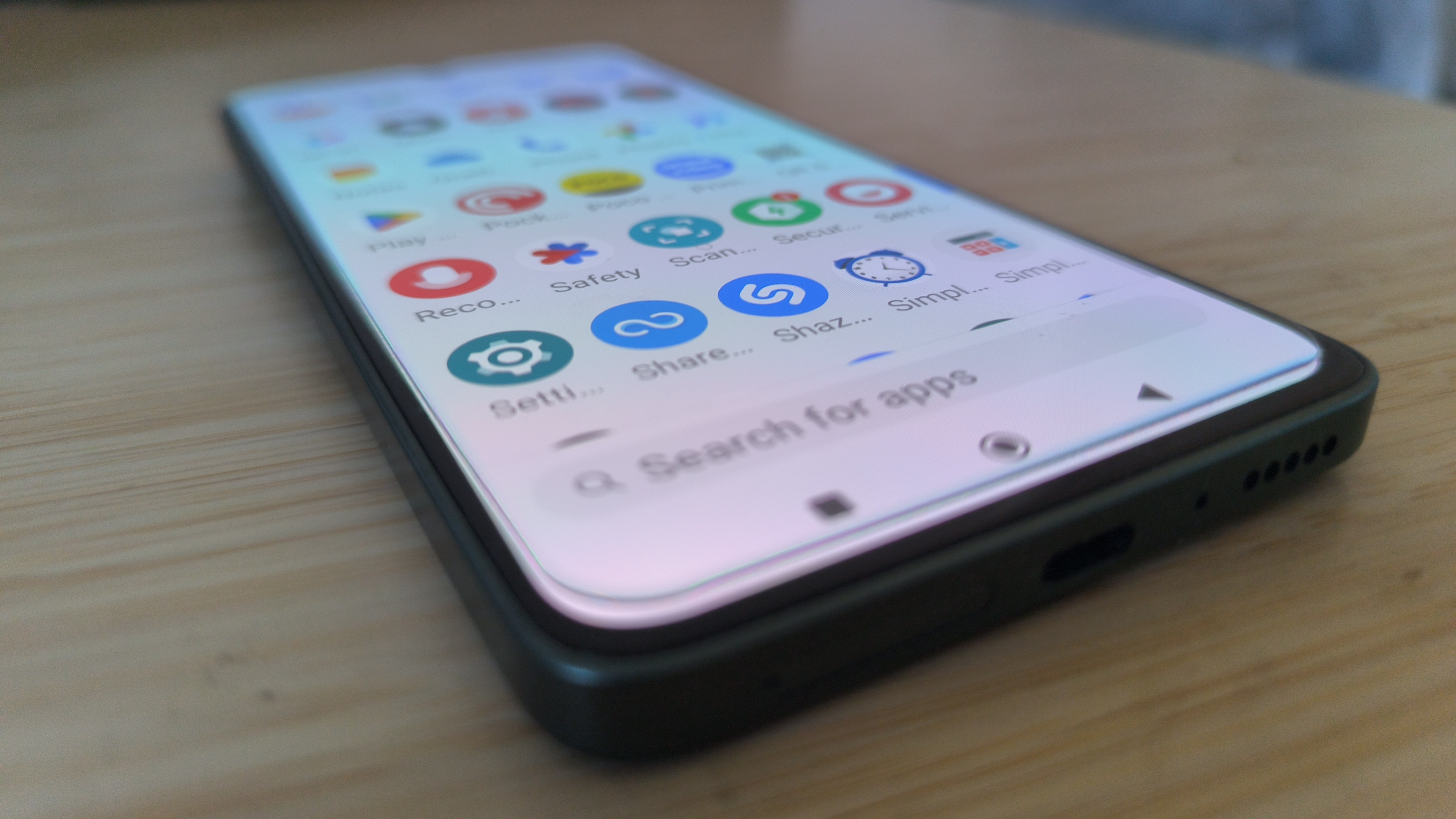 Poco M7 Pro on desk