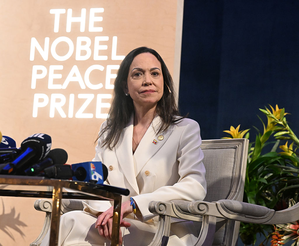 Maria Corina Machado, the Venezuelan opposition figure and 2025 Nobel Peace Prize recipient