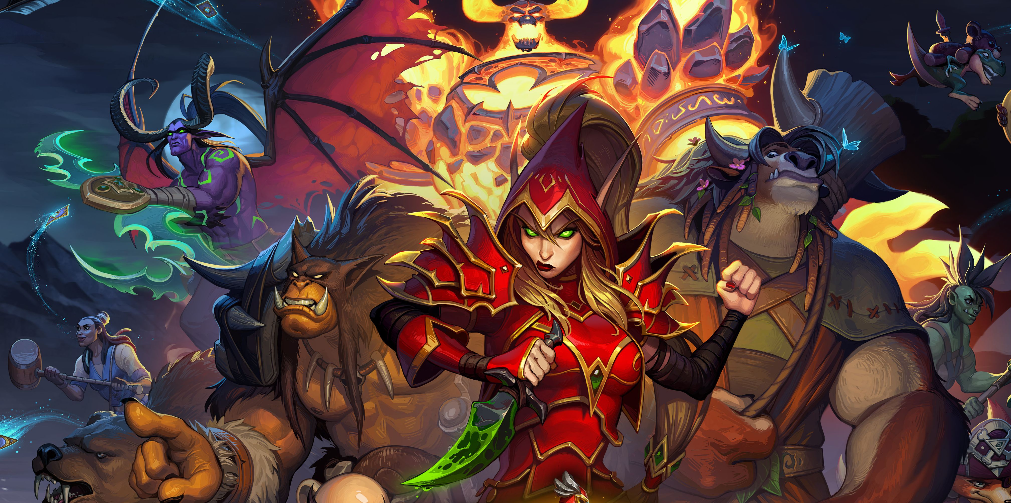 Hearthstone Mercenaries is a roguelike mode with teams of heroes and