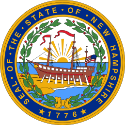 The seal of New Hampshire.