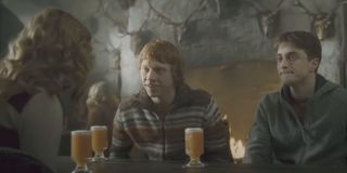 Harry Potter and the Half Blood Prince butterbeer scene