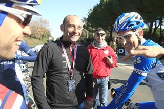 Italian team selector Paolo Bettini is at every race