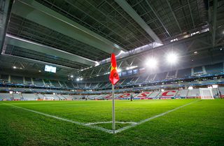 A general view inside the stadium prior to the UEFA EURO 2016 Group B match between Russia and Slovakia at Stade Pierre-Mauroy on June 15, 2016 in Lille, France.