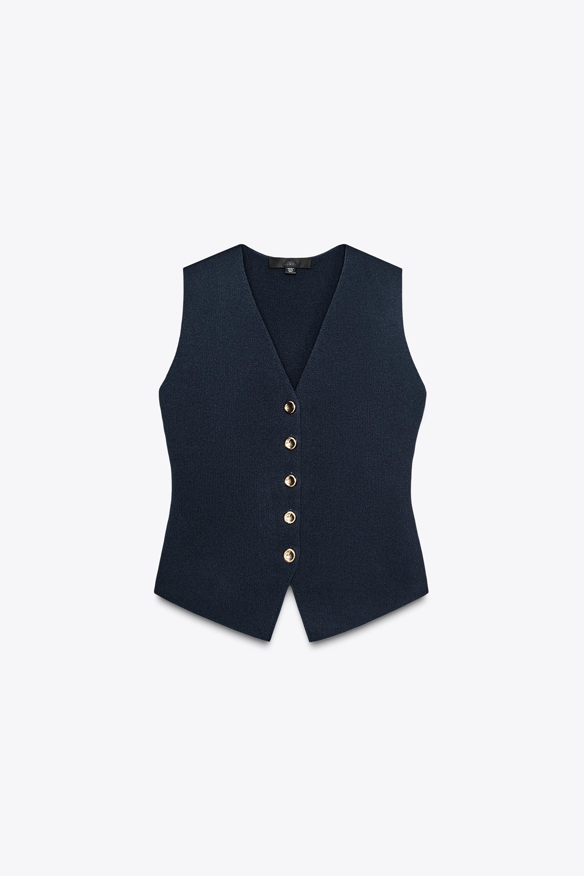 ZARA, Smooth Knit Vest Top